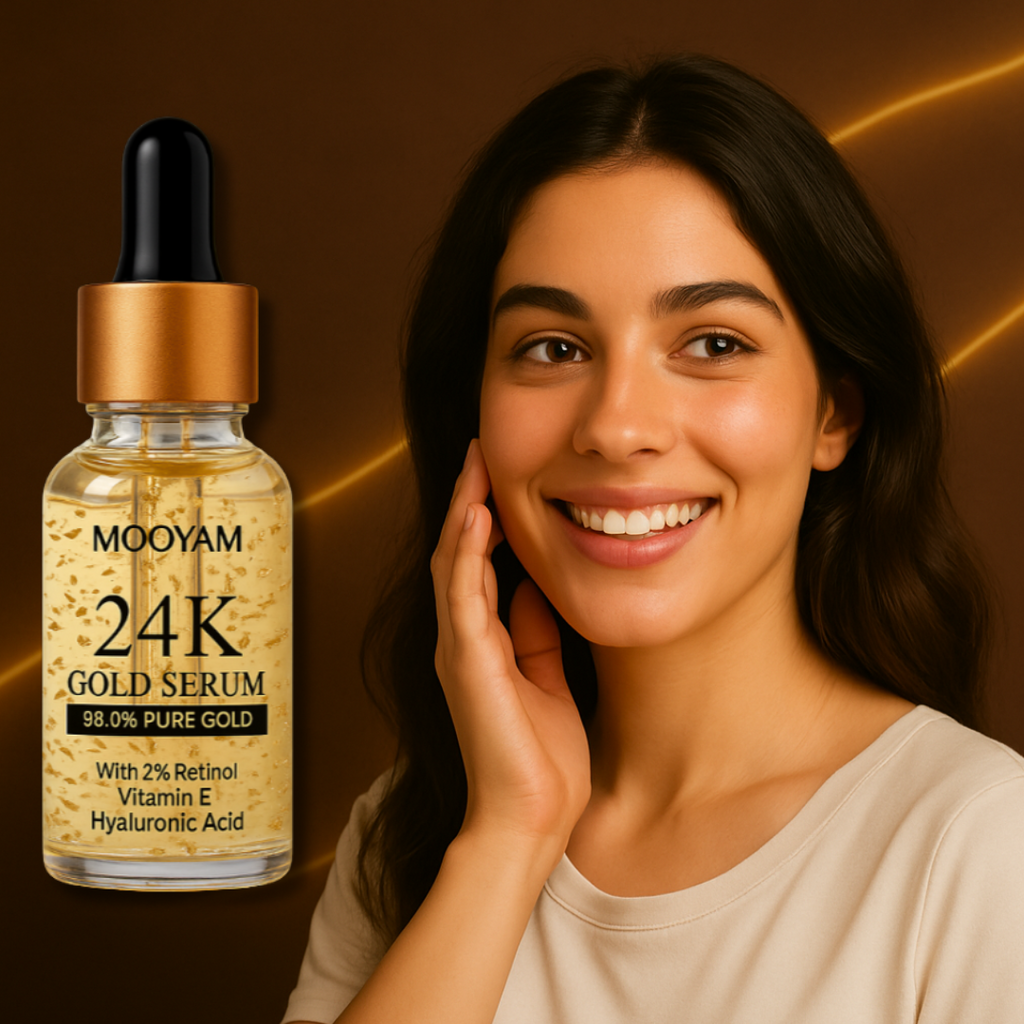 24K Gold Foil Hyaluronic Acid Face Serum