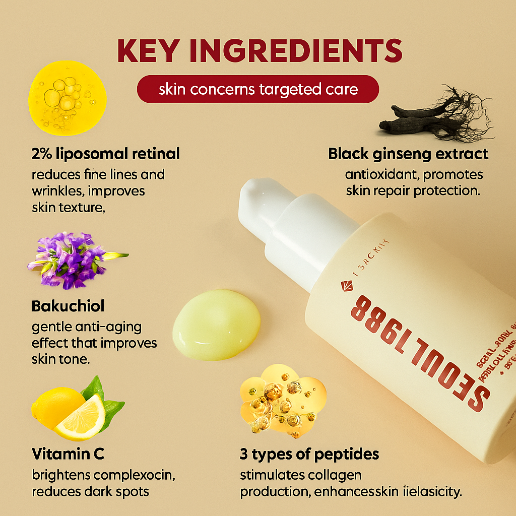 Seoul 1988 Serum | Retinal Liposome 2% + Black Ginseng