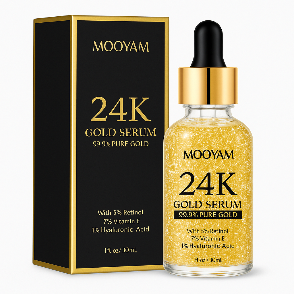 24K Gold Foil Hyaluronic Acid Face Serum