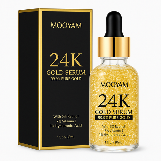 24K Gold Foil Hyaluronic Acid Face Serum