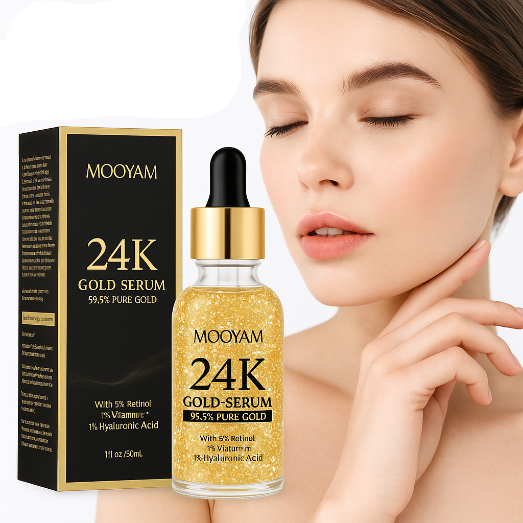 24K Gold Foil Hyaluronic Acid Face Serum
