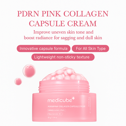 Medicube PDRN Pink Collagen Capsule Cream | PDRN Capsules