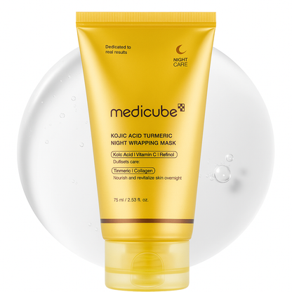 Medicube Kojic Acid And Turmeric Night Wrapping Mask | Anti-Inflammatory Mask