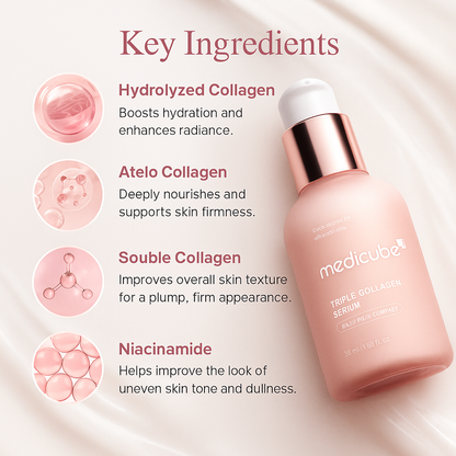 Medicube Triple Collagen Serum | Deep Hydration + Firm Action