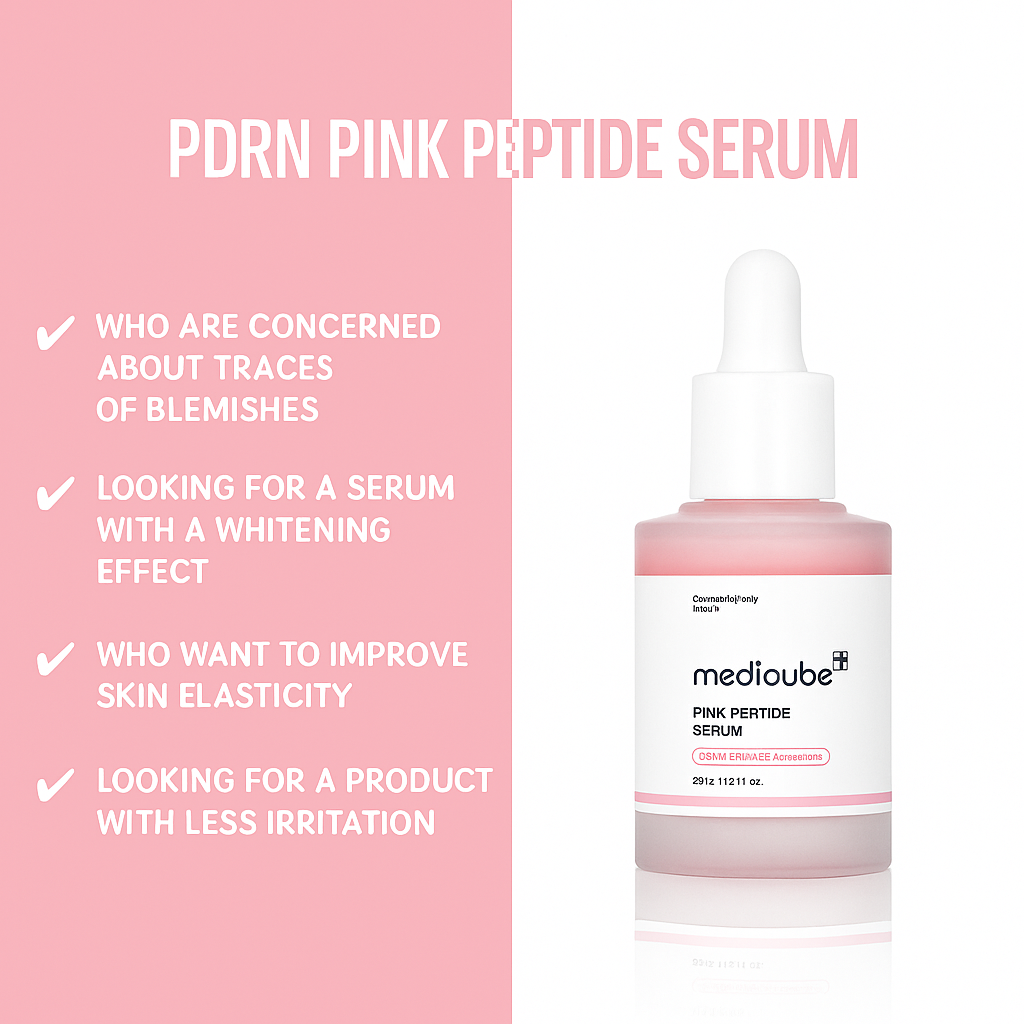 Medicube PDRN Pink Peptide Serum | Multi-Peptide & Anti-Aging