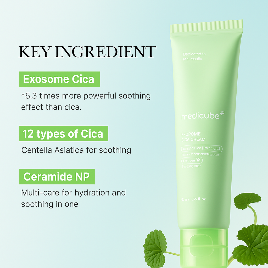 Medicube Exosome Cica Cream | Intensive Repair Against Irritated Skin