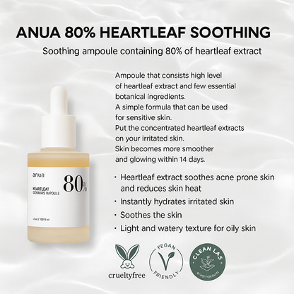 Anua Heartleaf 80% Moisture 30ml | Heartleaf Extract