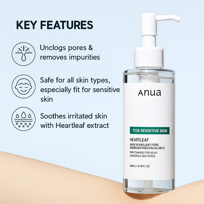 Anua Heartleaf Pore Control | Powerful Cleansing Oil