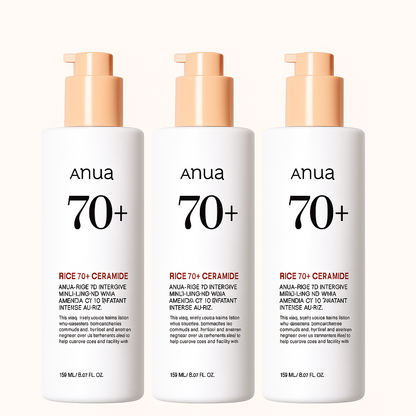 Anua Rice 70+ Ceramide | Rice Moisture Milk