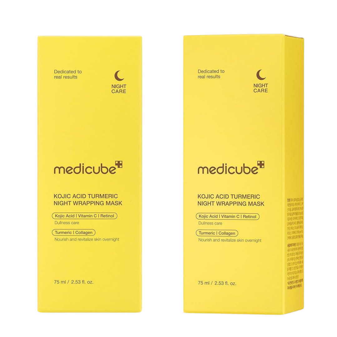 Medicube Kojic Acid And Turmeric Night Wrapping Mask | Anti-Inflammatory Mask