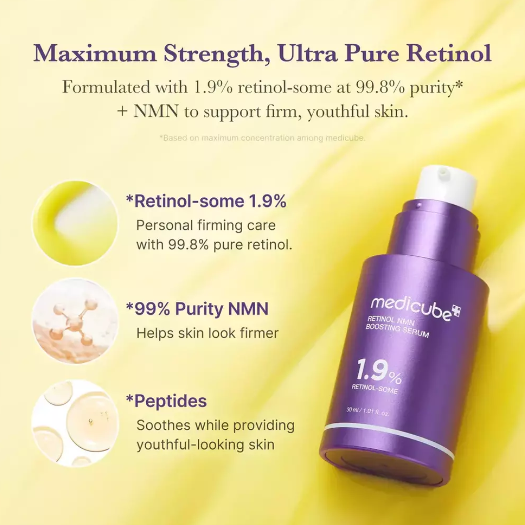 Medicube Retinol NWM Boosting Serum | Increases Natural Collagen Production