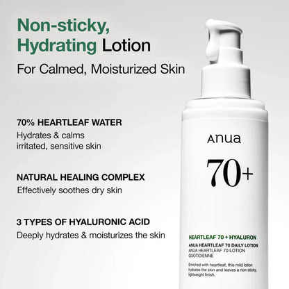 Anua Heartleaf 70 Daily Lotion | Strengthen & Hydrate